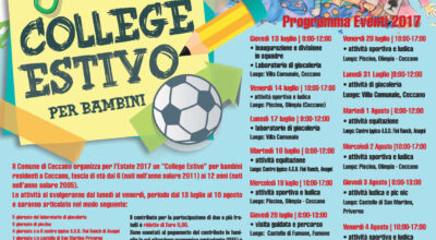 College Estivo per minori – 2017