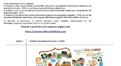 Bollettino Informagiovani 3-2018