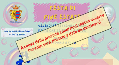 Festa di Fine Esate 2024 – Rinviata