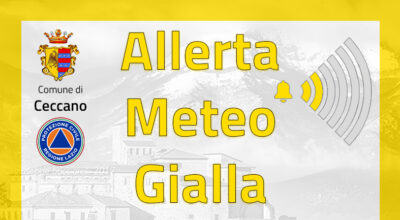 ALLERTA Meteo – Codice GIALLO dal mattino del 20 nov. 2024