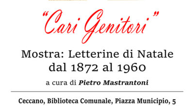 Cari Genitori – Mostra dal 13 dic. 2024 al 6 gen. 2025